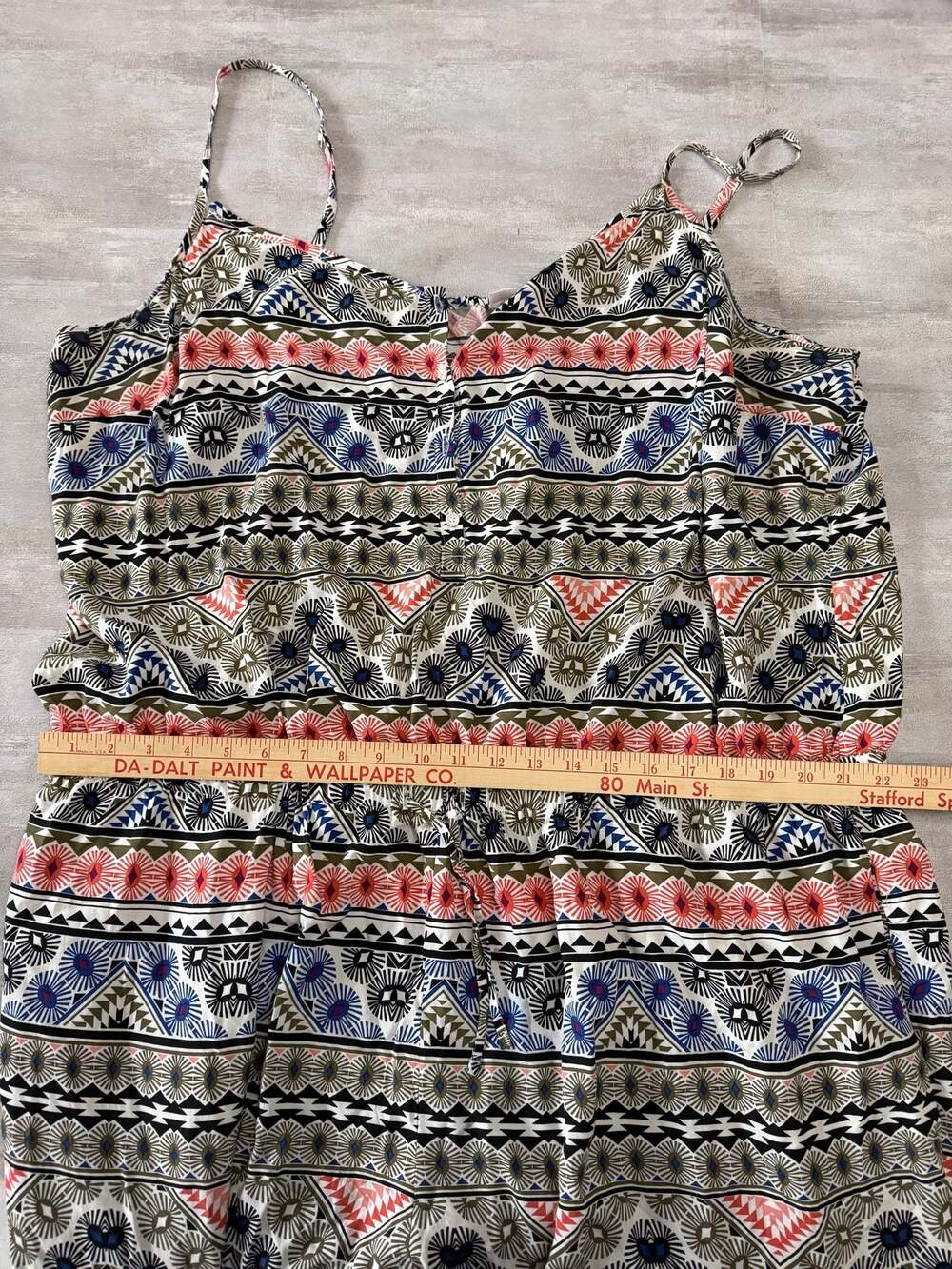 Old Navy Plus Size 4X Tribal Geometric Print Cami Jumpsuit - Picture 4 of 6